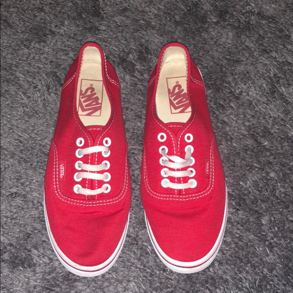 Red Vans